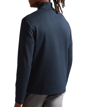 Pull Ted Baker Half Zip Funnel Neck Bleu Marine Homme | KKV-29040486